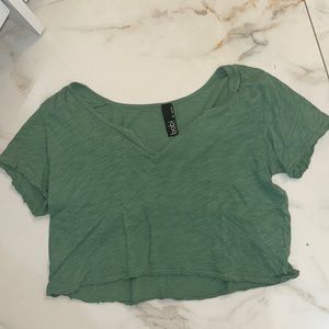 Cropped Green TShirt